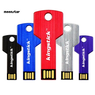 Ms แฟลชไดรฟ์ USB 3.0 4 8 16 32 64GB รูปกุญแจ แบบบางพิเศษ