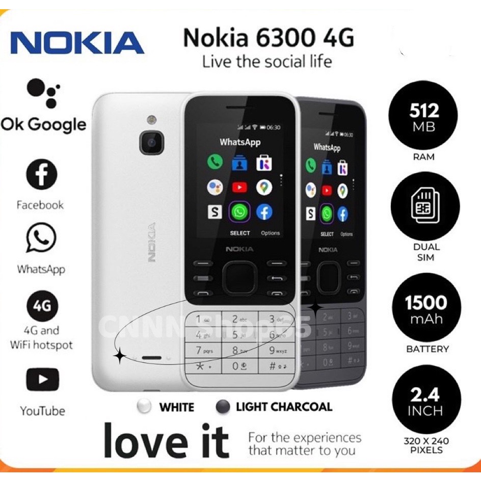 nokia-6300-4g-สองซิม-โทรศัพท์ปุ่มกด-wifi-hotspot-โทรศัพท์สำรอง-โทรศัพท์มือถือสำหรับนักเรียน-โทรศัพท์ปุ่มกด-ภาษาไทย