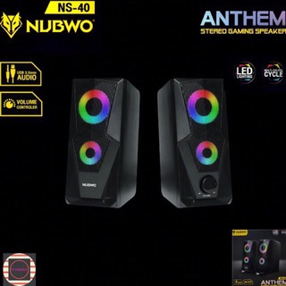 ภาพขนาดย่อของสินค้าลำโพงคอม NUBWO NS-40 ANTHEM Speaker เสียงดี