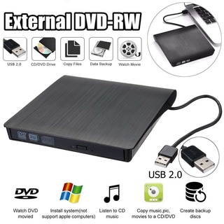 ภาพหน้าปกสินค้าไดรฟ์ดีวีดี ไดรฟ์ USB 3.0 External CD-RW External Slim Writer/rewriter/CD Rom Drive แบบพกพา อ่านเขียน ไม่ต้องลงโปรแกรม ที่เกี่ยวข้อง