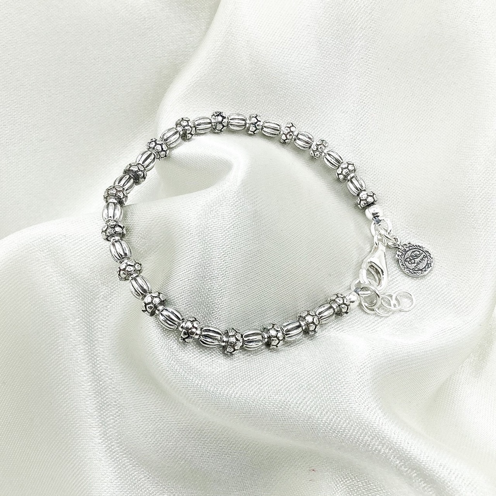 dsp-สร้อยข้อมือร้อยชาร์มแตงโมเงิน-dsp-925-sterling-silver-bracelet-cfs0001