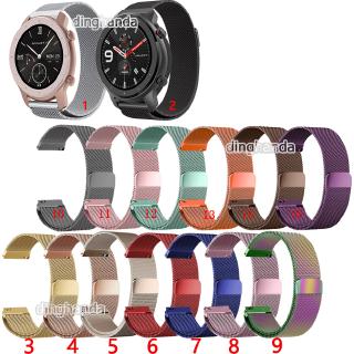 สายรัดสแตนเลสของ สำหรับ Huami Amazfit GTR 42mm 47mm GTR2 GTR 2e GTR 3 pro