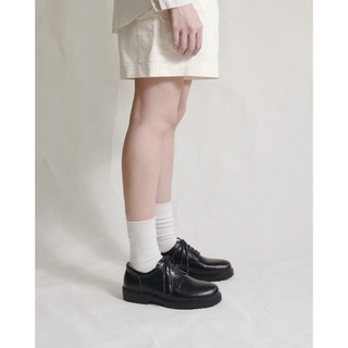 ภาพขนาดย่อของภาพหน้าปกสินค้าBasic No.02 รองเท้าหนังแท้สีดำBlack ใส่ได้ทั้งผู้ชาย,ผู้หญิง . จากร้าน navysbasic บน Shopee ภาพที่ 2