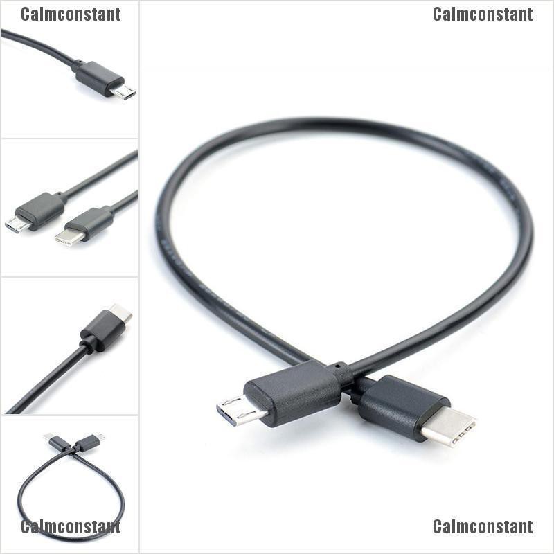 สินค้าขายดี-สายเคเบิลอะแดปเตอร์ซิงค์-otg-type-c-ตัวผู้-เป็น-micro-usb