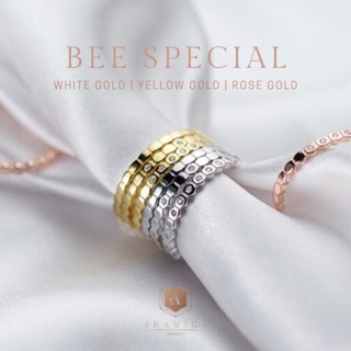 BEE SPECIAL Ring เซ็ทแหวน 3วง ใส่ซ้อนกัน