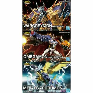 Digimon Wargreymon &amp; Omegamon &amp; Metalgarurumon Amplified