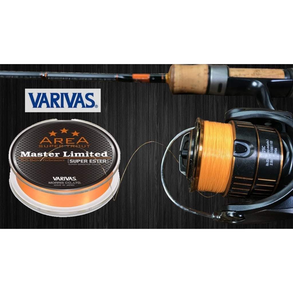 สายเอ็นตกปลาโพลีเอสเตอร์ Varivas Trout Area MLD Super Ester ยาว 140 ...