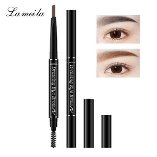 ภาพหน้าปกสินค้าดินสอเขียนคิ้ว กันน้ำ ติดทน 7 สี เครื่องสำอาง Lameila No.1018 drawing eye brow ที่เกี่ยวข้อง