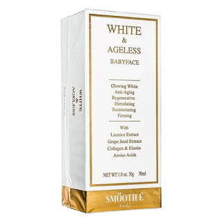 Smooth E Gold White &amp; Ageless Babyface Cream (30g.)