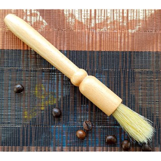 Wood Brush แปรงปัดทำความสะอาด โถพักกาแฟเครื่องบดกาแฟ /พู่กันด้ามไม้