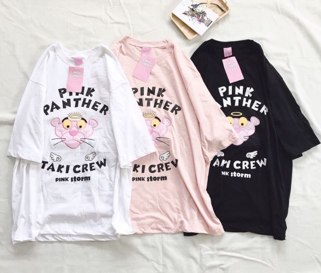 เสื้อoversize-ลาย-pinkpanther-taki-crew