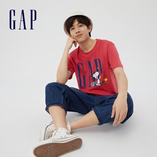  เสื้อยืดลําลอง สําหรับผู้ชาย และผู้หญิง แขนสั้น พิมพ์ลาย Snoopy เหมาะกับการเล่นกีฬา  เสื้อเชิ้ตแขนสั้น สําหรับคู่รัก
