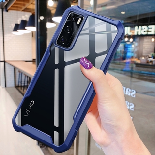 New Style เคส Huawei Y7a Phone Case Transparent Handphone Casing Four Shockproof Protective Corners Slim Clear Back Cove เคสโทรศัพท์ HuaweiY7a