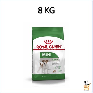 Royal Canin Dog Mini Adult 8 KG รอยัลคานิน อาหารสุนัข สุนัขโต พันธุ์เล็ก มินิ สุนัข