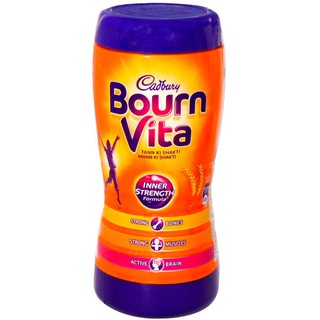 Bournvita Health Drink 500g เป็นเครื่องดื่มเพื่อสุขภาพรสช็อกโกแลตที่อุดมด้วยวิตามิน (d, b2, b9, b12) calcium, vitamins p