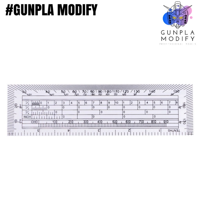 Protractor Ruler ไม้โปรแทรกเตอร์พลาสติก ยาว 14 cm ใช้แทนพลาเพลท ตกแต่ง ...