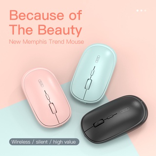 ภาพหน้าปกสินค้า👻LDD👻ไร้สาย มีแบตในตัว เม้าส์ Wireless  Mouse 2.4G เมาส์ USB bluetooth SM900 ที่เกี่ยวข้อง