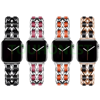 สายนาฬิกาข้อมือสายหนังสแตนเลสสไตล์หรูหราสําหรับ Xiaomi Mibro Color Smart Watch