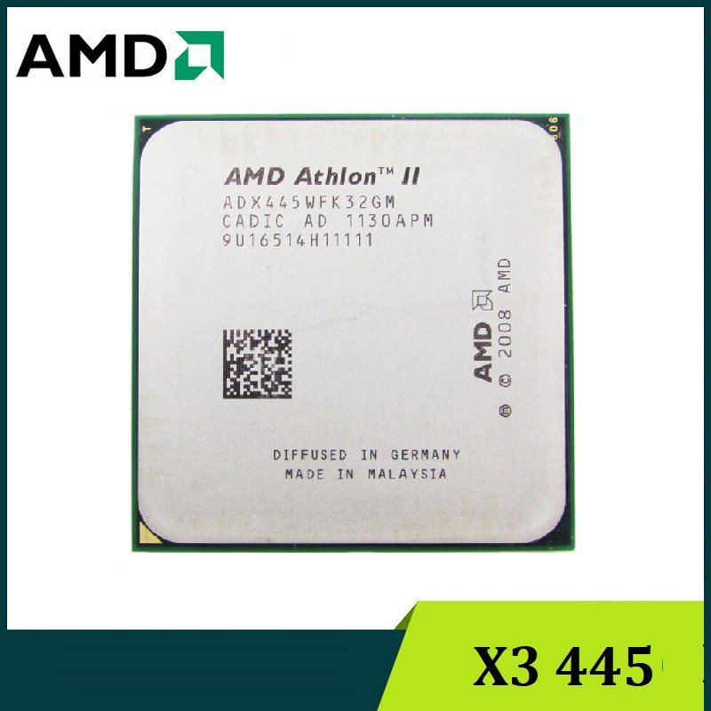 โปรเซสเซอร์ Amd Athlon II X3 445 3.1 GHz Triple Cores AM3 | Shopee Thailand