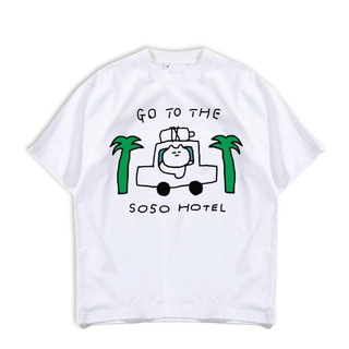 เสื้อยืด ลาย GO TO THE HOTEL มีไซส์ใหญ่