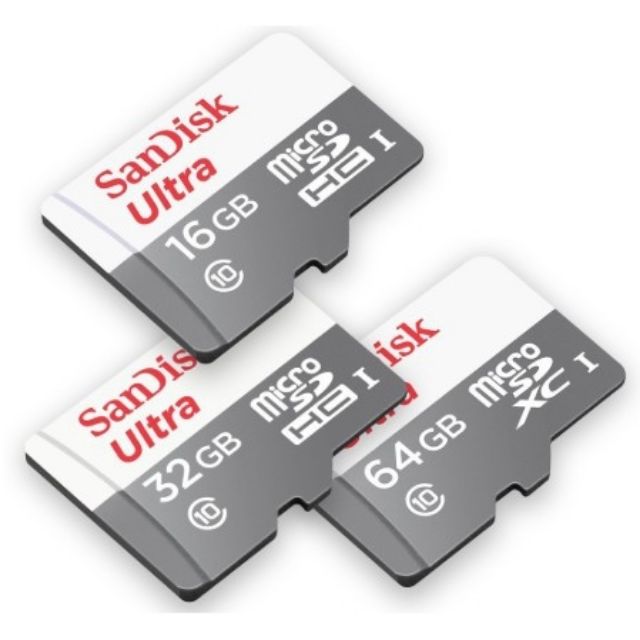 ภาพสินค้าแท้100% Sandisk Micro SD Card Class10 16GB 32GB 64GB 128GB 80MB/s โทรศัพท์ มือถือ กล้องติดรถยนต์ กล้องวงจรปิด จากร้าน jaloby บน Shopee ภาพที่ 1