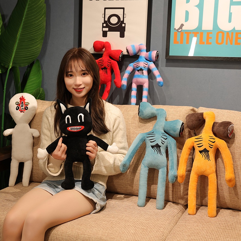 ภาพหน้าปกสินค้าตุ๊กตาอะนิเมะ ไซเรนเฮด มี 15 แบบ ขนาด40/55 ซม ( Siren Head Whistle Man Plush Toy ) ของเล่ลเด็ก จากร้าน s9fcr_o2di บน Shopee