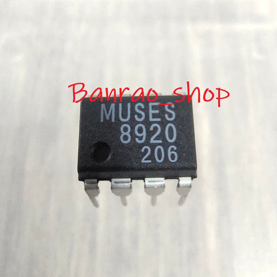 Dual OP-AMP ออปแอมป์ Muses 8920 8820 แท้ ตัวถังพลาสติก ของใหม่ | Shopee ...