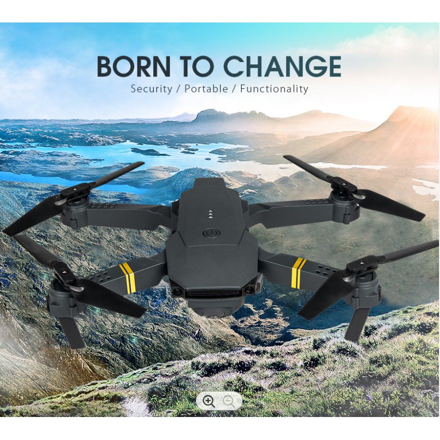 ภาพสินค้าโดรน E58 รุ่นTop 499 บาท  Drone มีกล้อง E88 pro WIFI ถ่ายภาพ บินนิ่ง ถ่ายวีดีโอ กล้องชัด โดรนไร้สาย โดรนบังคับ จากร้าน klongthomhouse บน Shopee ภาพที่ 4