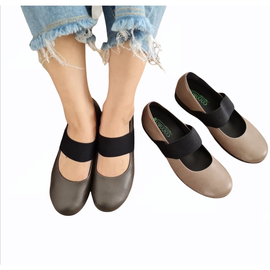cocoro-shoes-รองเท้าสุขภาพผู้หญิง-น้ำหนักเบาพื้นโมจินุ่ม-ยืดหยุ่นได้ดี-รองรับแรงกระแทก-รุ่น-mochi-charcoal