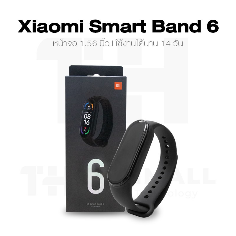 ภาพสินค้าXiaomi Mi Band 6 / 7 SpO2 สายรัดข้อมืออัจฉริยะ Smart Watch band6 mi6 จากร้าน thaimall บน Shopee ภาพที่ 2