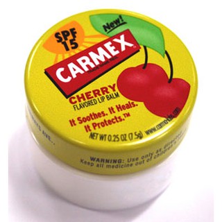 ❤️ไม่แท้คืนเงิน❤️ Carmex Cherry Lip Balm spf15 7.5g ลิปปาล์ม ช่วยให้ริมฝีปากไม่หมองคล้ำ ชุ่มชื้น ไม่เป็นขุย