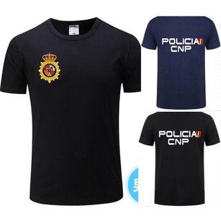 [S-5XL] เสื้อยืด พิมพ์ลายตํารวจตํารวจสเปน Espana Policia Cnp Uip Upr Anti Riot Swat Geo Goes 15 สี สําหรับผู้ชาย 2022