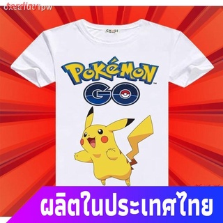 terdiny โปเกมอนเสื้อยืดถักฤดูร้อน [เสื้อยืดอนิเมะ]Pokémon Pokemon Pokemongo เกมอะนิเมะอุปกรณ์ต่อพ่วง Pikachu เสื้อยืดแขน