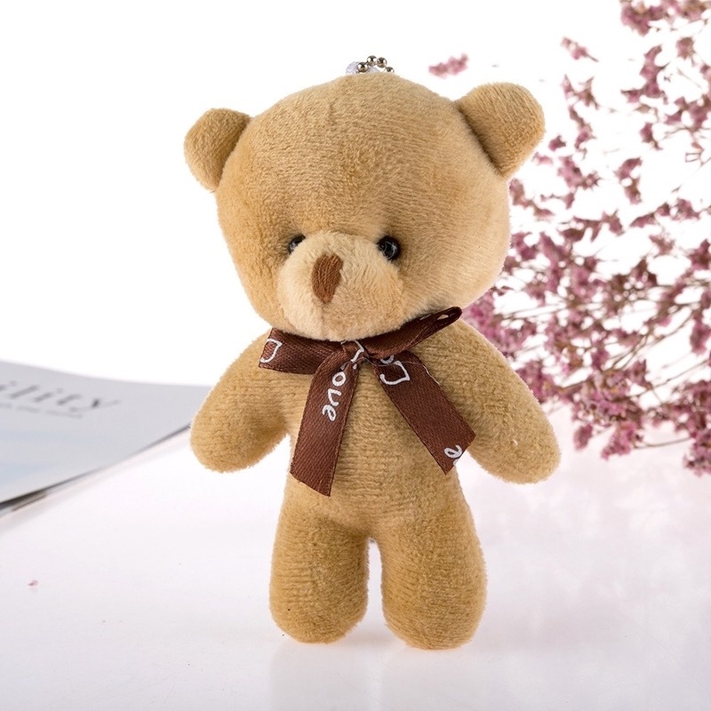 พวงกุญแจ-จี้ตุ๊กตาหมีเท็ดดี้น่ารัก-ขนาดเล็ก-เหมาะกับของขวัญวันเกิด-และงานแต่งงาน
