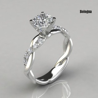 สินค้า ของขวัญเครื่องประดับผู้หญิงแหวนหมั้นแต่งงาน Cubic Zirconia