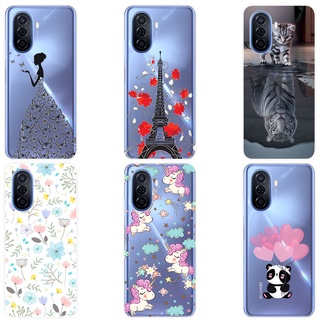 Huawei Nova Y70 เคส Silicone เคสน่ารัก เคสกันกระแทก Cover Huawei NovaY70 Soft Case เคสซิลิโคน Back Cover