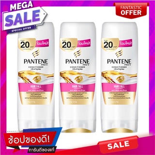 แพนทีน ครีมบำรุงผม 3 มินิท มิราเคิล แฮร์ฟอล คอนโทรล ขนาด 60 มล. แพ็ค 3 หลอด ผลิตภัณฑ์ดูแลเส้นผม Pantene Conditioner Anti