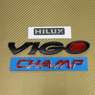 โลโก้ Hilux สติ๊กเกอร์ vigo Champ ติดท้าย ยกชุด 3  ชิ้น