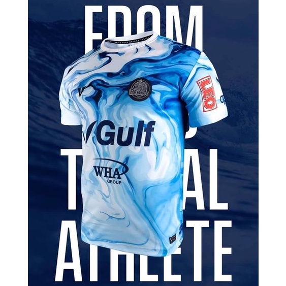 Rayong FC 2020 เยือนสีน้ำทะเล หายากมาก ของแท้ ใหม่ป้ายห้อย Shopee