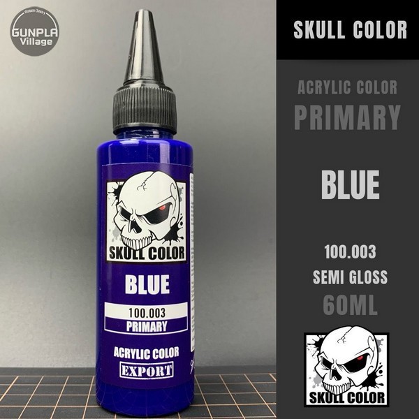 ภาพหน้าปกสินค้าSkull Color 100.003 Blue 60 ml (Primary) 8853100903038 (สี) จากร้าน gunplavillage บน Shopee