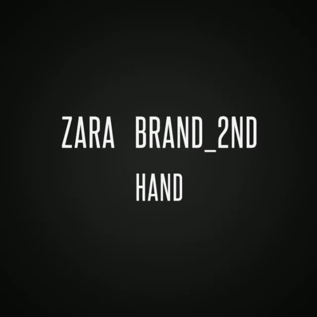 zara-brand-2nd-hand-เสื้อเชิ้ตแขนยาวกระดุมสองสี-vintage-style-เสื้อผลิตในประเทศตุรกี