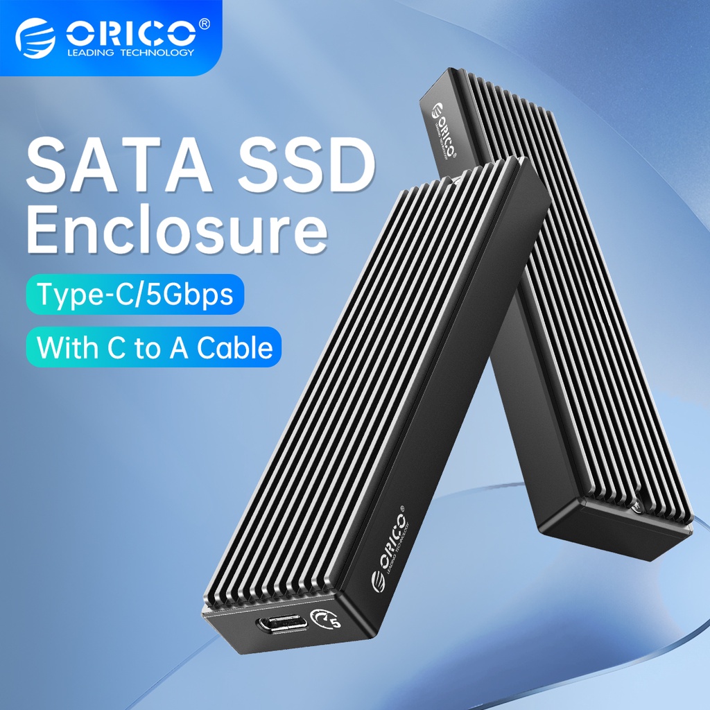 ภาพหน้าปกสินค้าOrico M.2 SSD Sata/ NGFF M.2 SSD Enclosure Usb 3.0 5GbpsM2PF จากร้าน orico.th บน Shopee