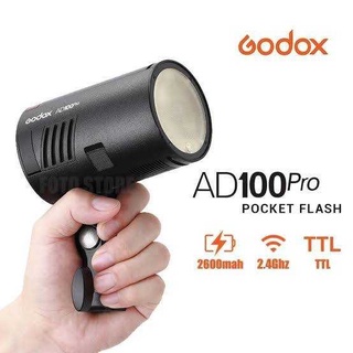 Godox Pocket Flash Ad100 Pro (ประกันศูนย์ 2 ปี)  POCKET FLASH GODOX AD100PRO แฟลชสตูดิโอ