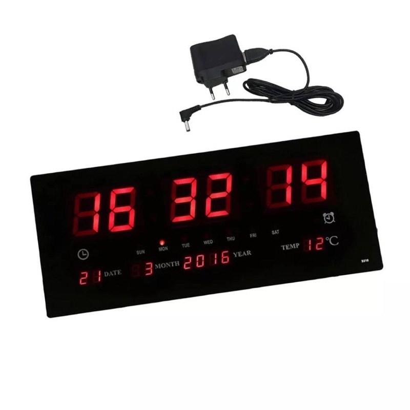 ภาพสินค้านาฬิกาดิจิตอลแขวนติดผนัง JH3615 มีหลายสี ตั้งปลุกได้ LED Digital Clock jh3615 จากร้าน little_boy_889 บน Shopee ภาพที่ 7