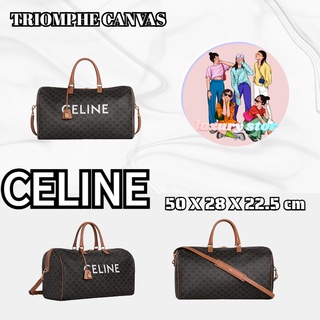 เซลีน กระเป๋าเดินทาง CELINE TRIOMPHE CANVAS/ลายพิมพ์/คลาสสิก/ความจุขนาดใหญ่