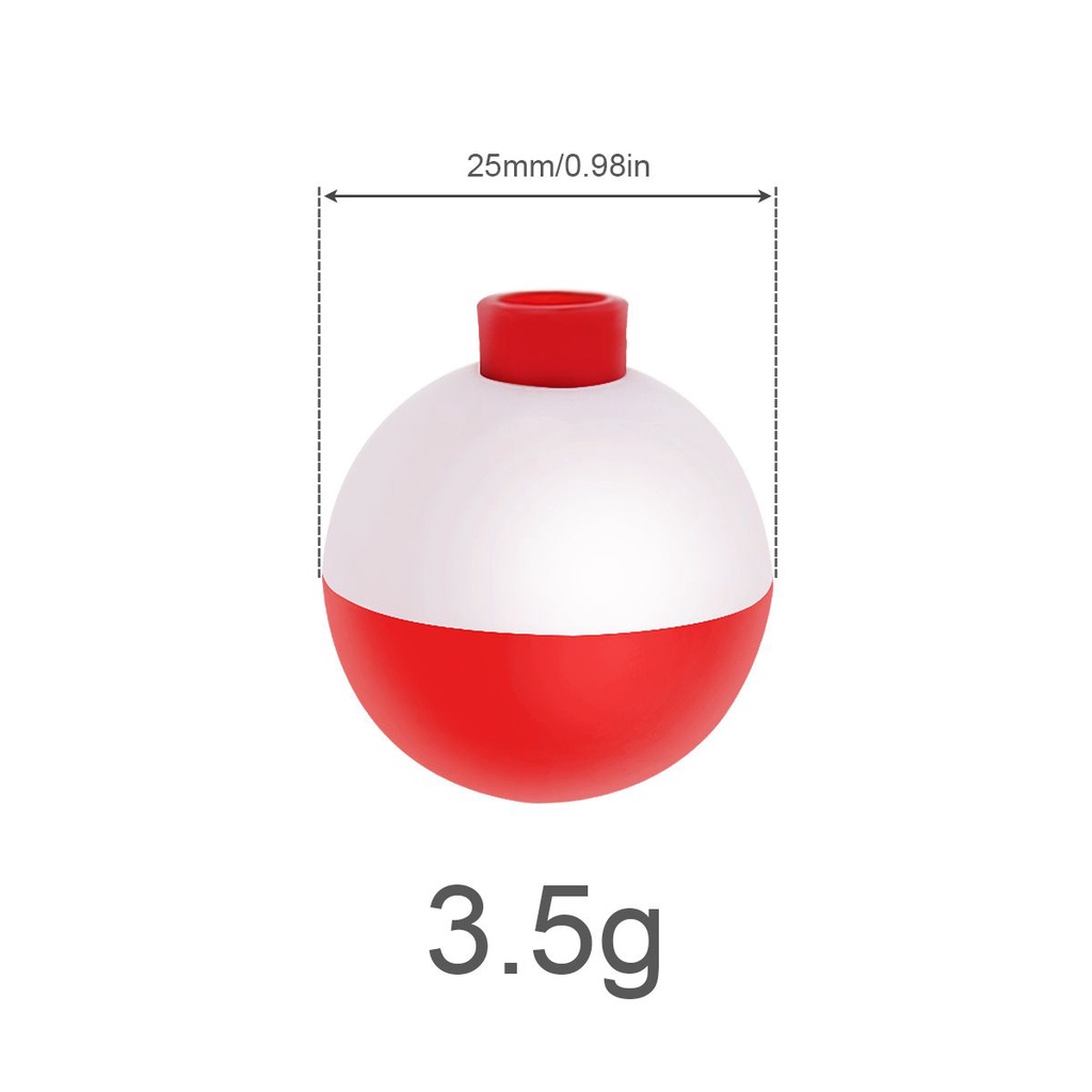 ทุ่นลอยน้ํา-abs-แข็ง-ทรงกลม-ขนาดเล็ก-25-มม-0-98-นิ้ว-สําหรับตกปลา-สีแดง-สีขาว-10-ชิ้น