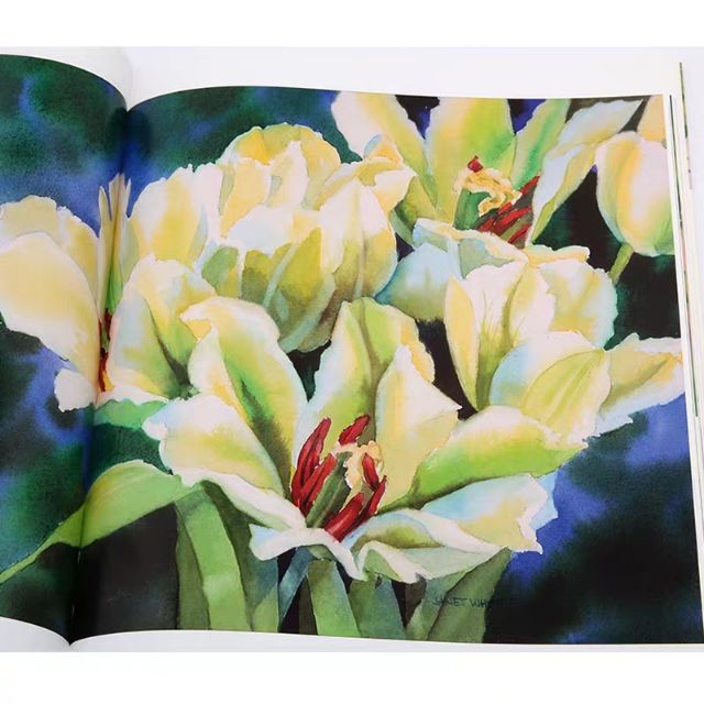 หนังสือสอนวาดภาพสีน้ำ-ภาพธรรมชาติ-ดอกไม้-ต้นไม้-หนังสือสอนวาดรูป-หนังสือสอนศิลปะ