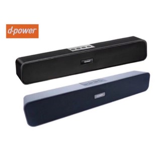 สินค้า ลำโพงบลูทูธซาวด์บาร์ D-power รุ่น M-100 เบสแน่น ลำโพง 4 ดอกแยกซ้าย-ขวา รับประกัน 1 ปี