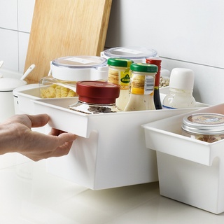 WCDJ44KN ลด 40.- กล่องเก็บของ กล่องพลาสติก กล่องพลาสติกเก็บของ กล่องใส่ของในครัว กล่องใส่ของจุกจิก กล่องจัดเก็บของ