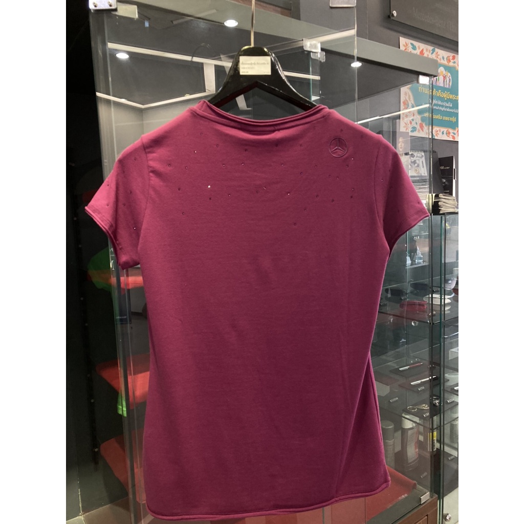 57-mb66-95-8311-เสื้อคอกลมผู้หญิงสีม่วงพลัม-m-เบิกศูนย์-เบนซ์-mbgs
